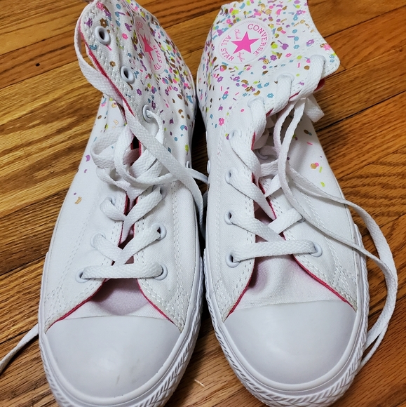 Womens Converse Birthday confetti high tops - Picture 2 of 6